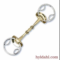 Stbben Golden Wing LooseRing Snaffle 4:1 TreDelt