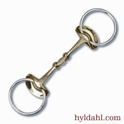 Stbben Golden Wing LooseRing Snaffle Tredelt