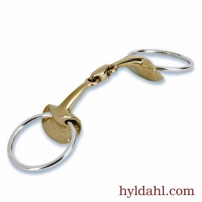 Stbben Golden Wing LooseRing Snaffle Tredelt
